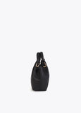 Small Crossbody Bag with Braided Strap and Metallic Details.