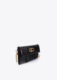 Flap Crossbody with Pleats