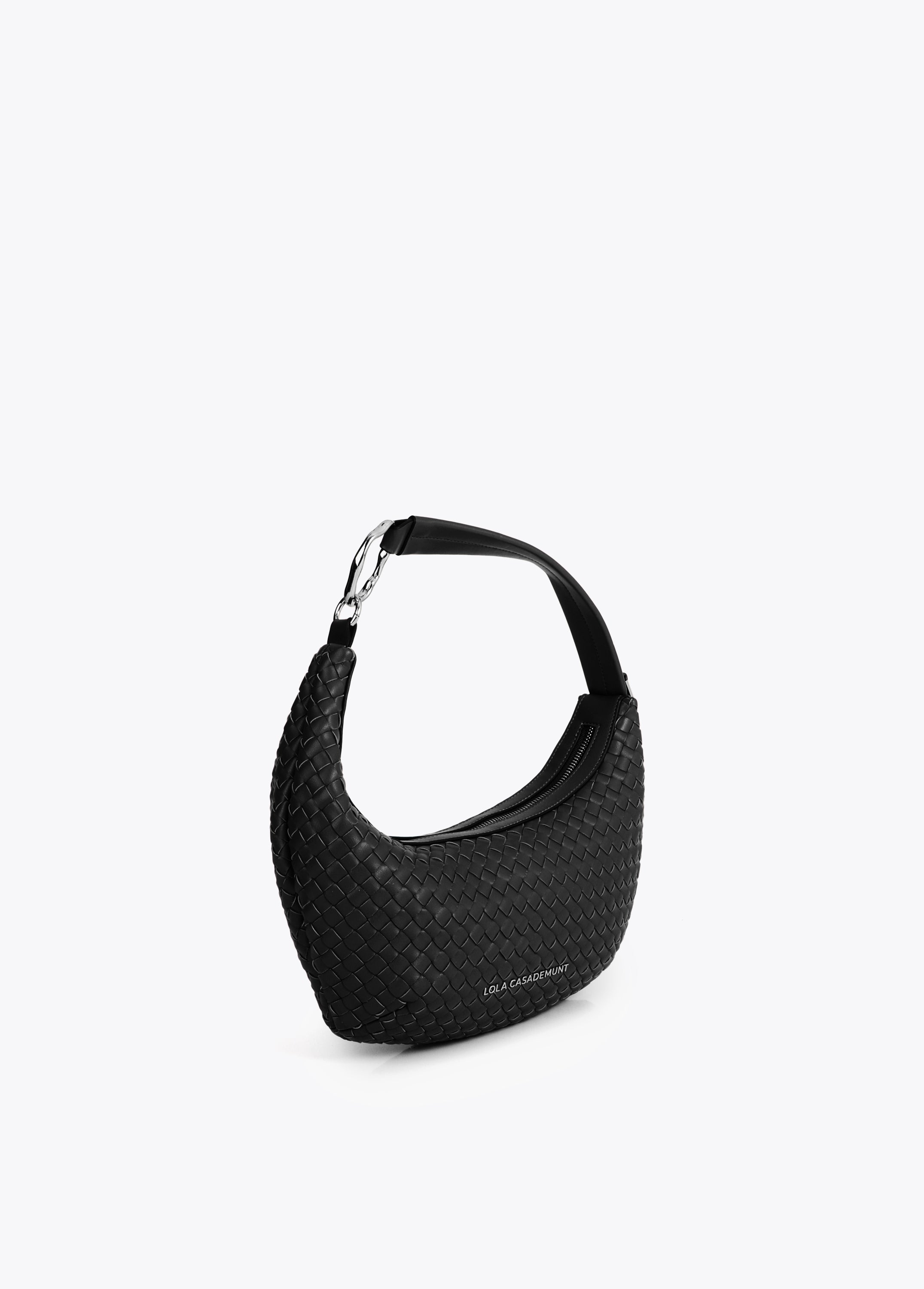 Woven Half Moon Bag