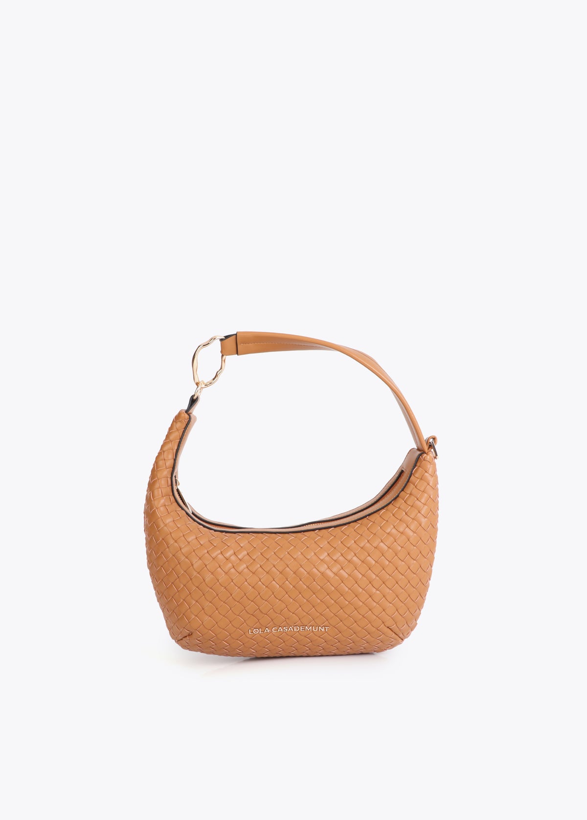 Woven Half Moon Bag