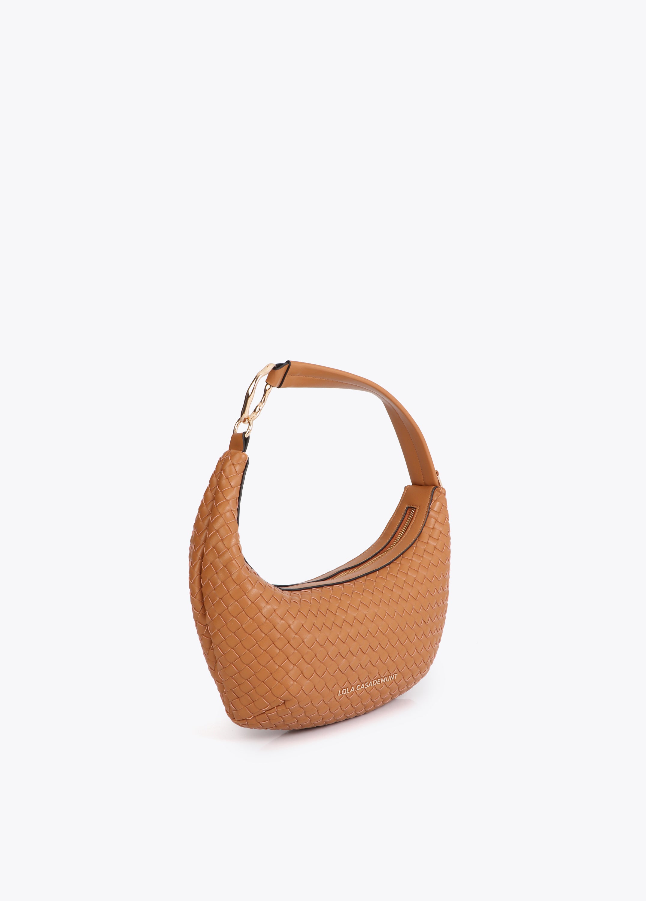 Woven Half Moon Bag