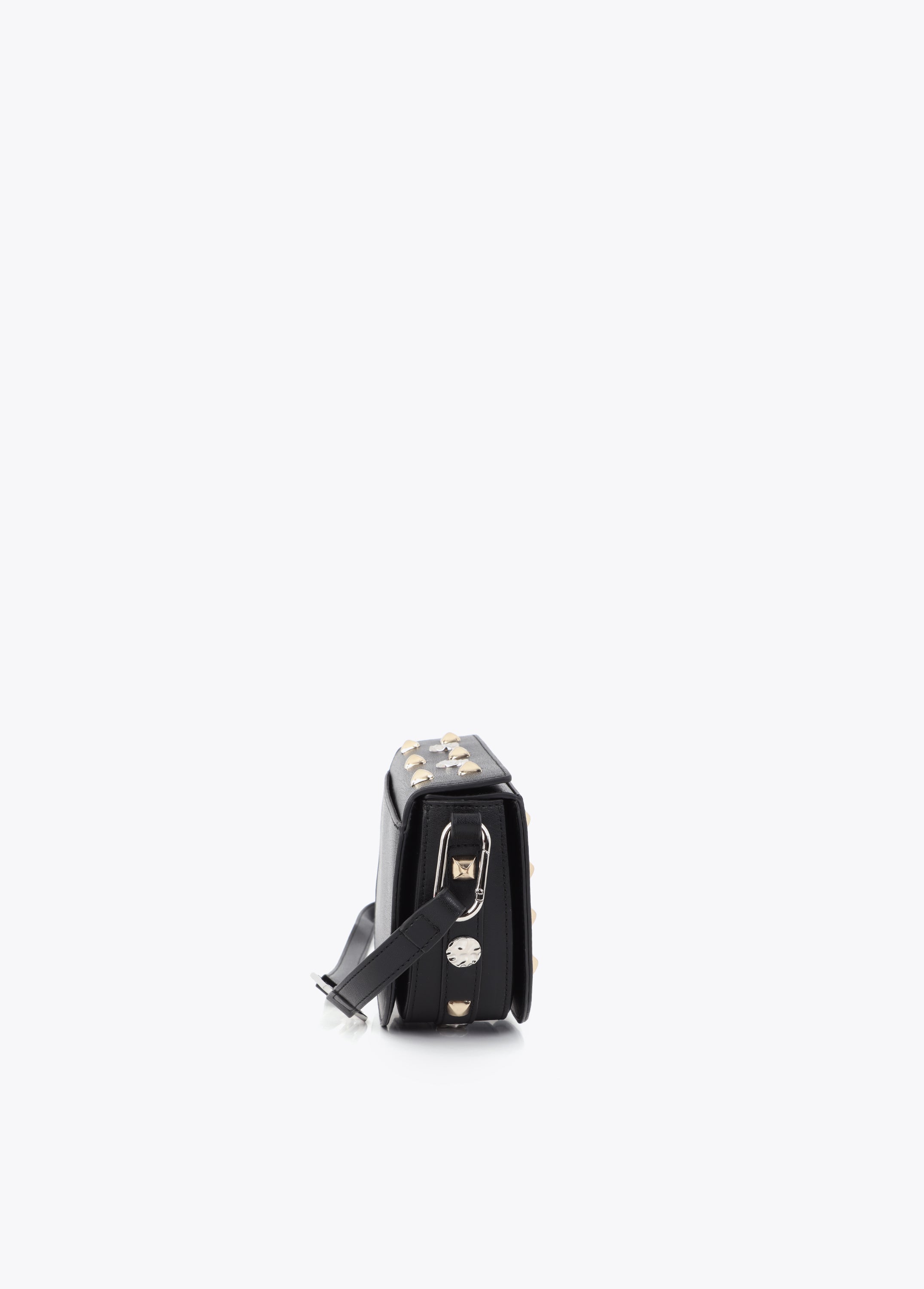Banana bag with gold and silver studs