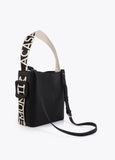 Contrast Handle Nylon Shopper