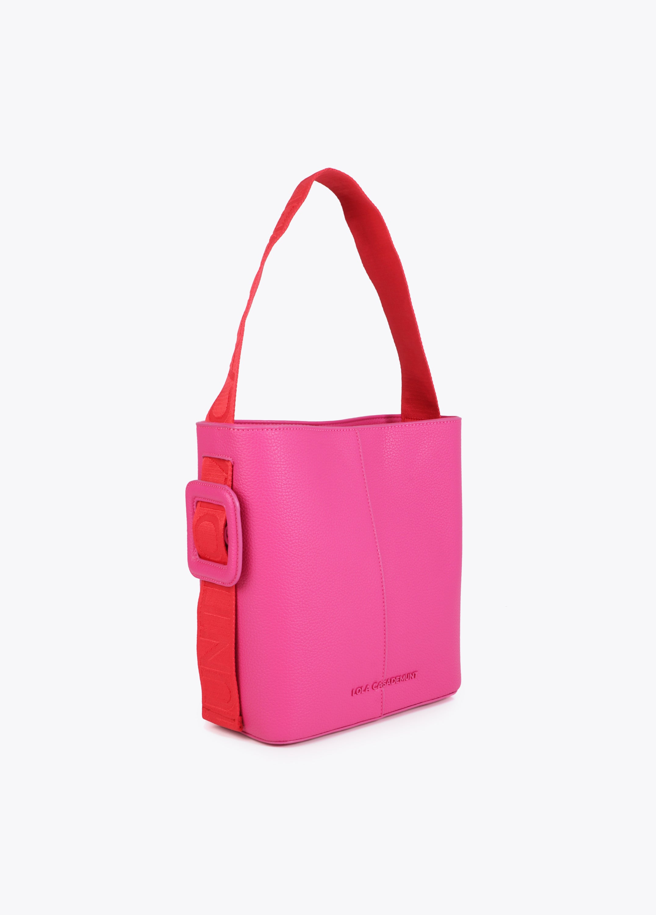 Contrast Handle Nylon Shopper