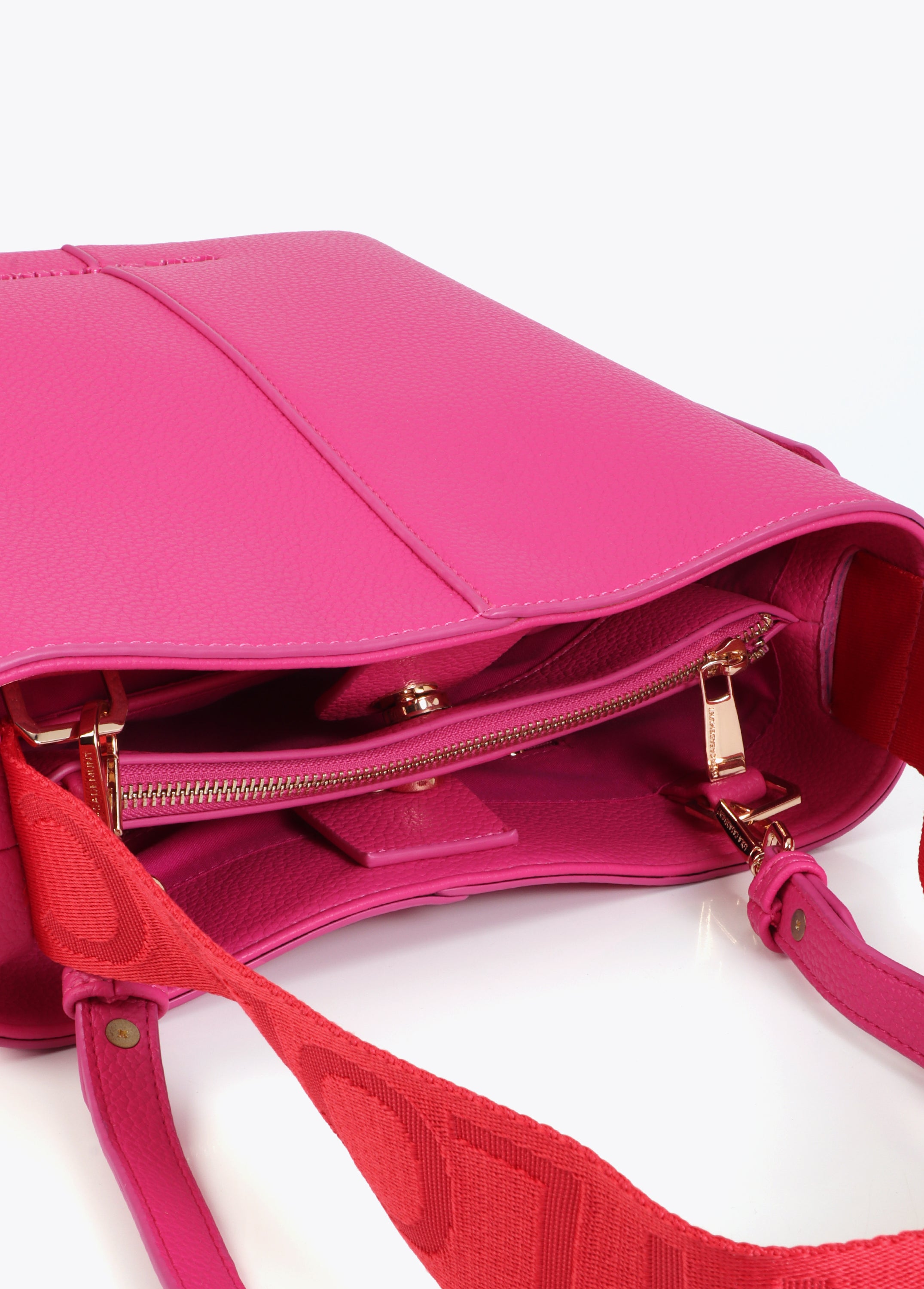Contrast Handle Nylon Shopper