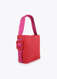 Contrast Handle Nylon Shopper