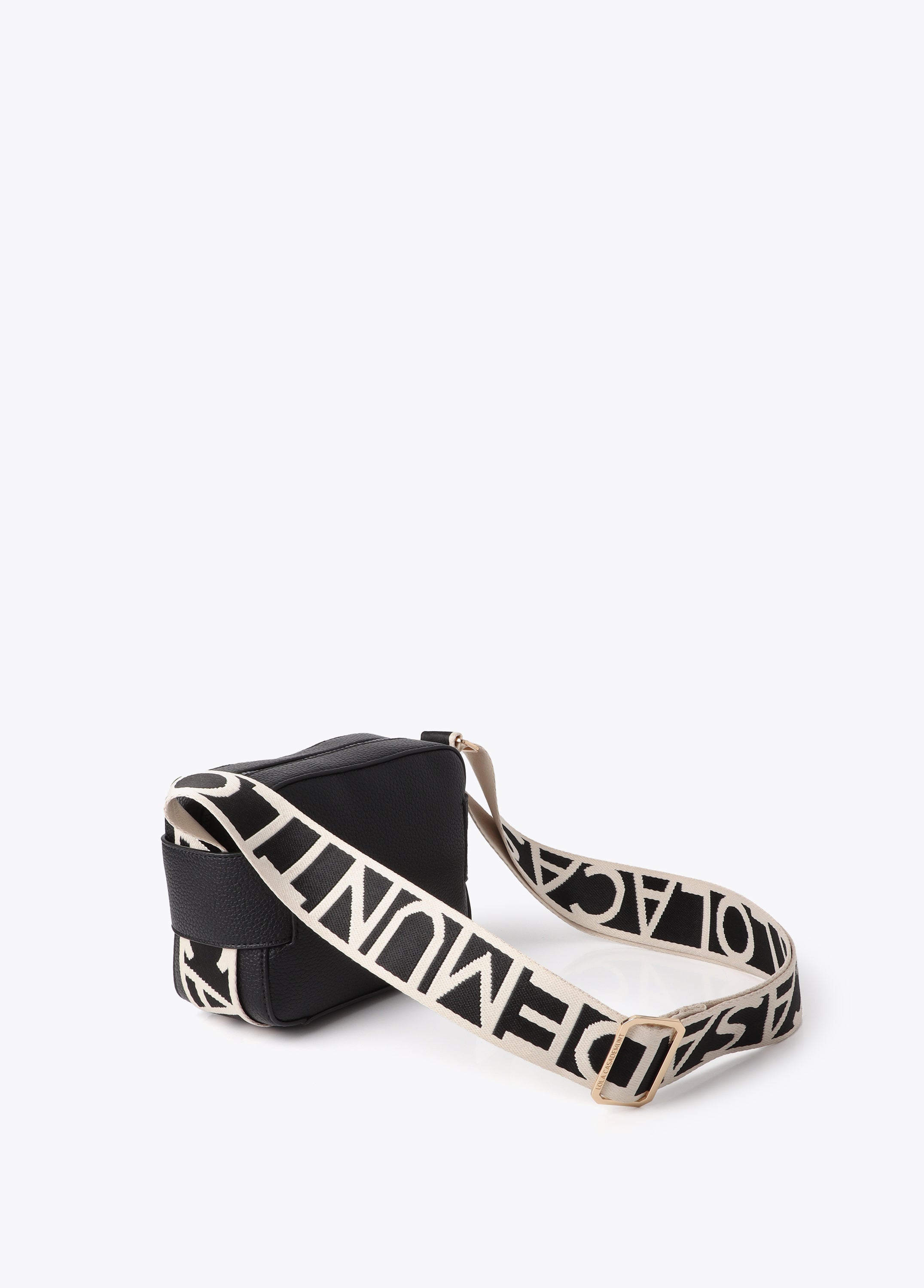 Contrast Strap Nylon Crossbody