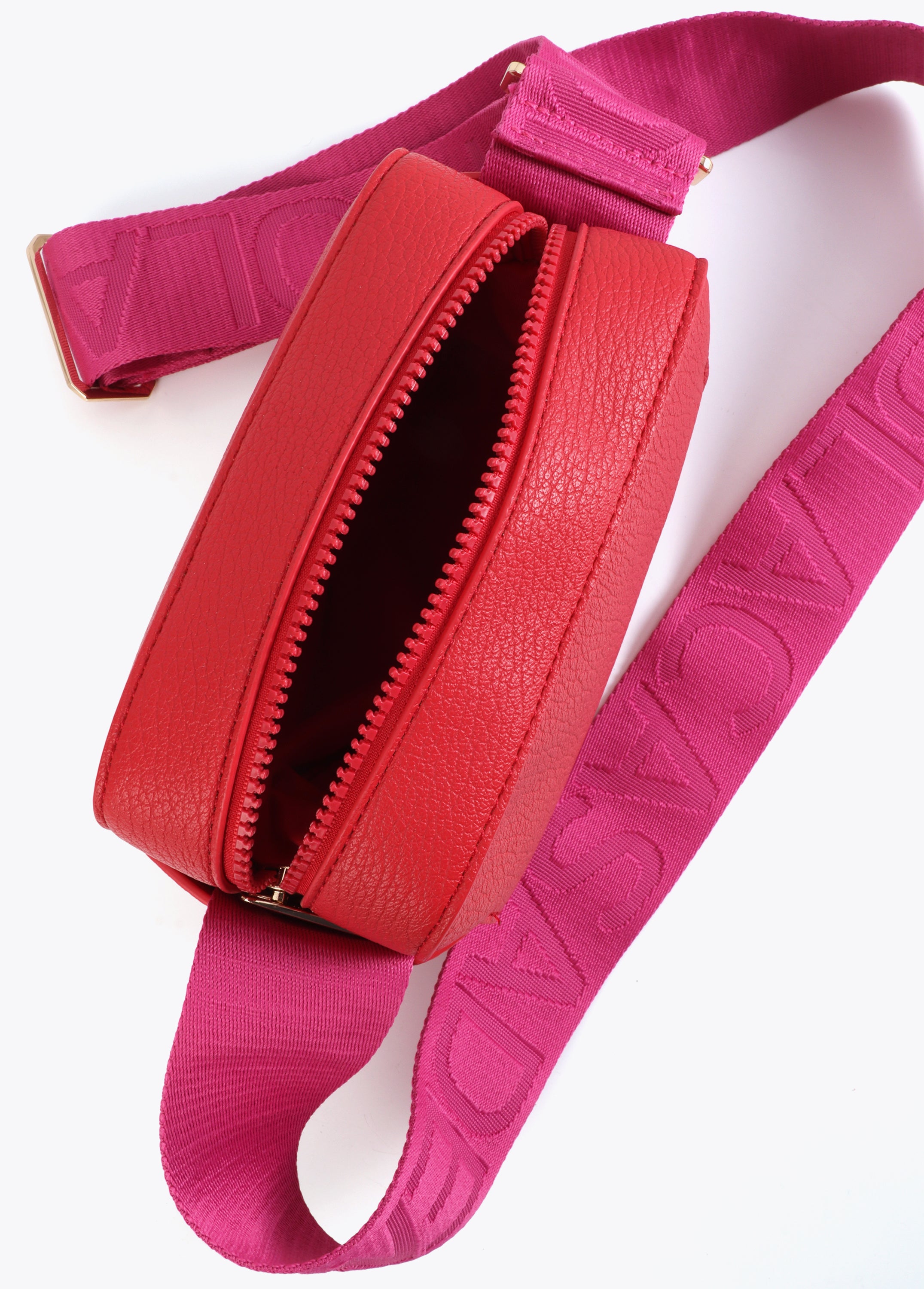 Contrast Strap Nylon Crossbody