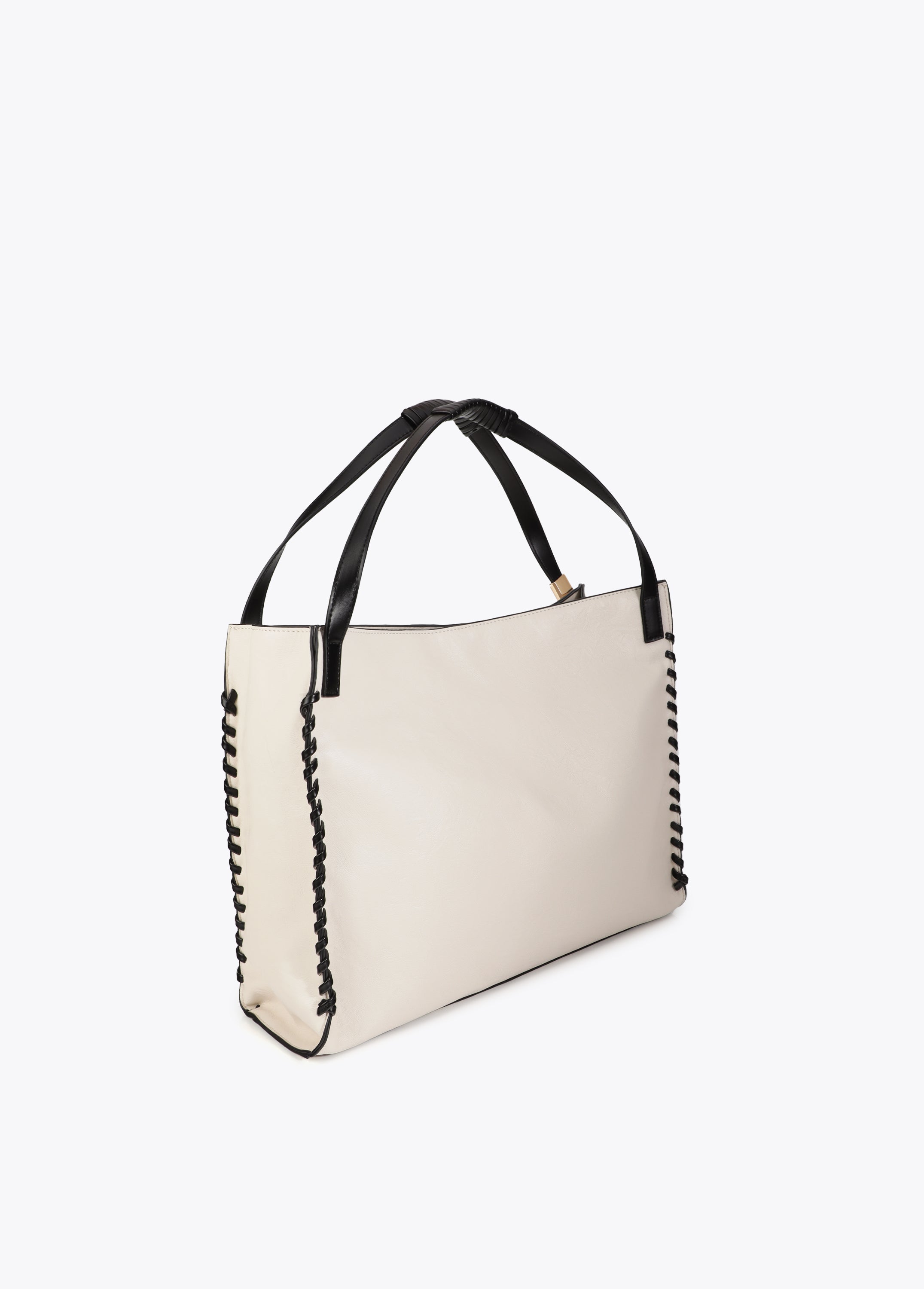 Shopper with Contrasting Braided Detail