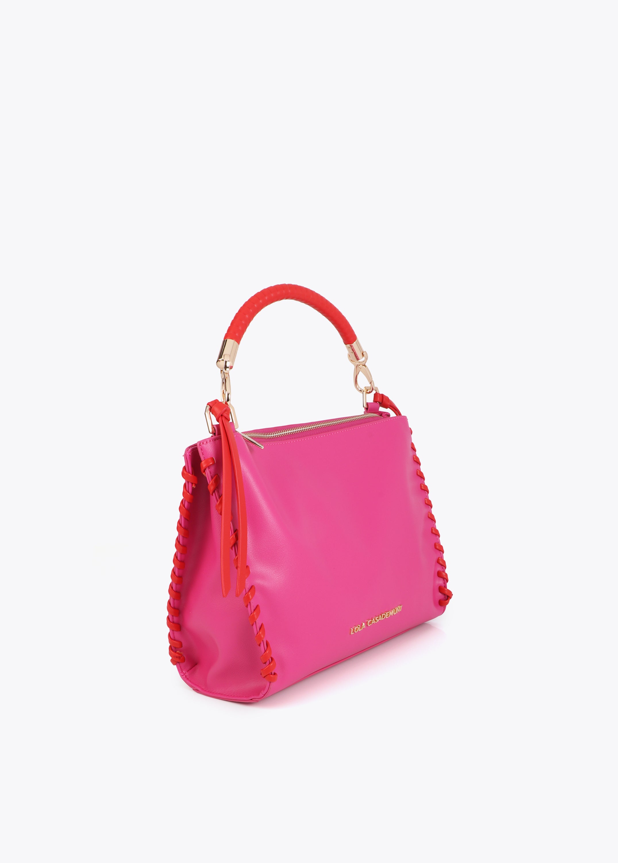 Bag with Contrasting Braided Detail