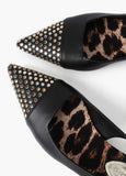 Studded Slingback Heels
