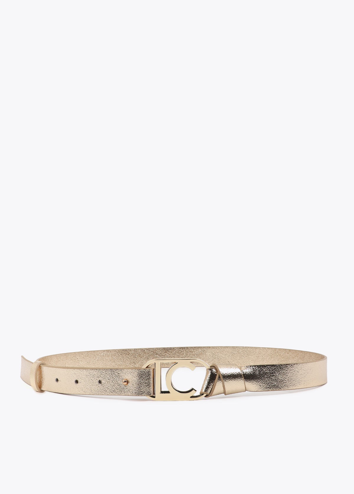 Metallic Reversible Belt Oval Logo