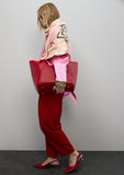 Logo letter print scarf