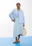 Asymmetrical Pleated Skirt