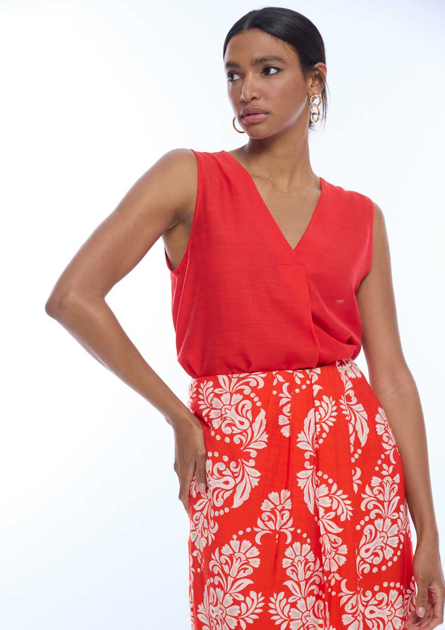 Paisley Wrap Skirt