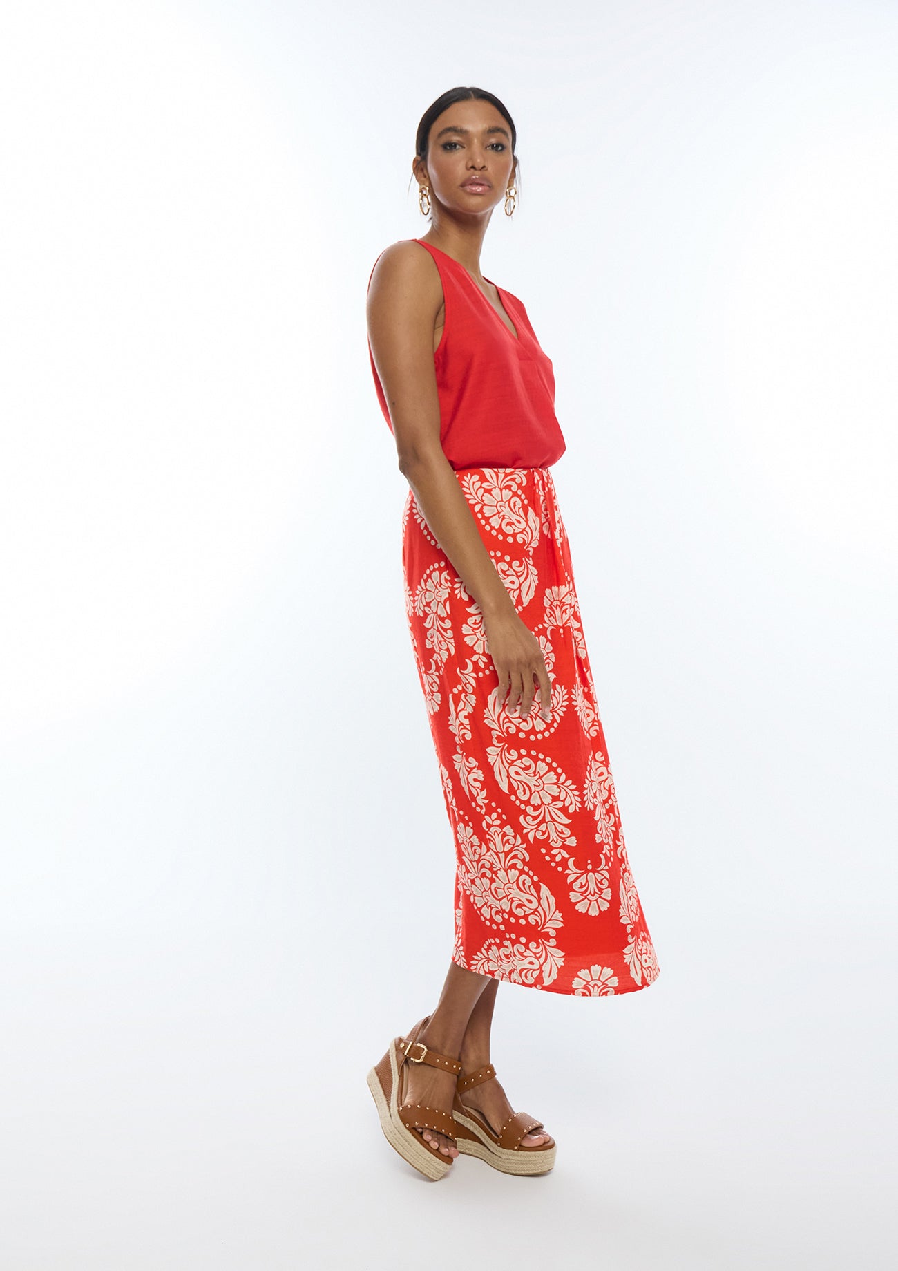 Paisley Wrap Skirt