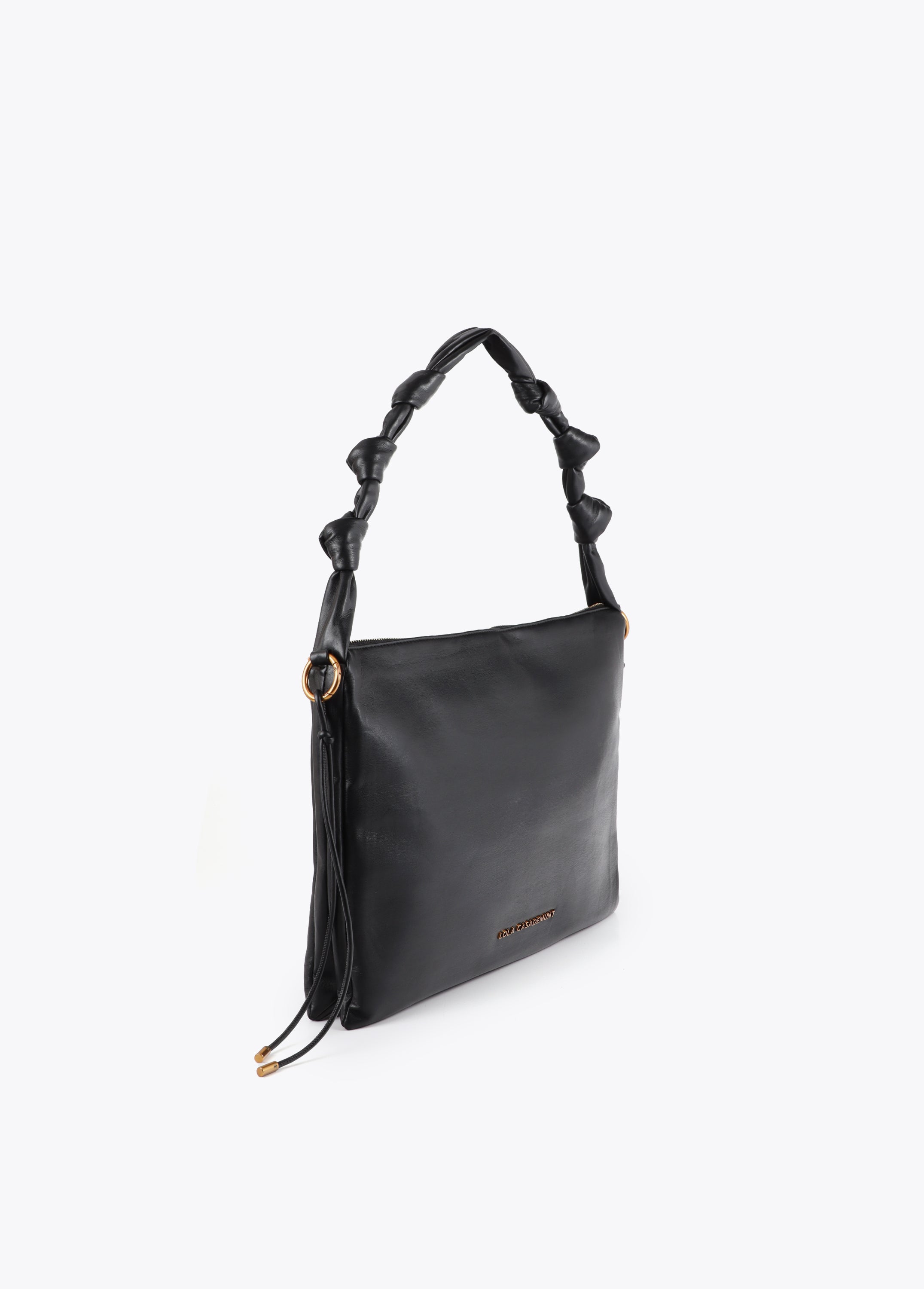 Nude Handle Flap Shoulder Bag