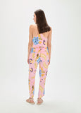 Satin Floral Jogger