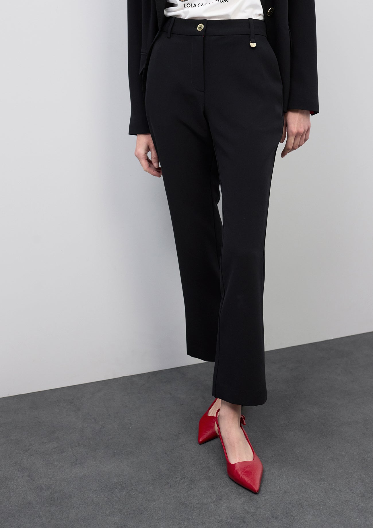 Cropped Flare Pants