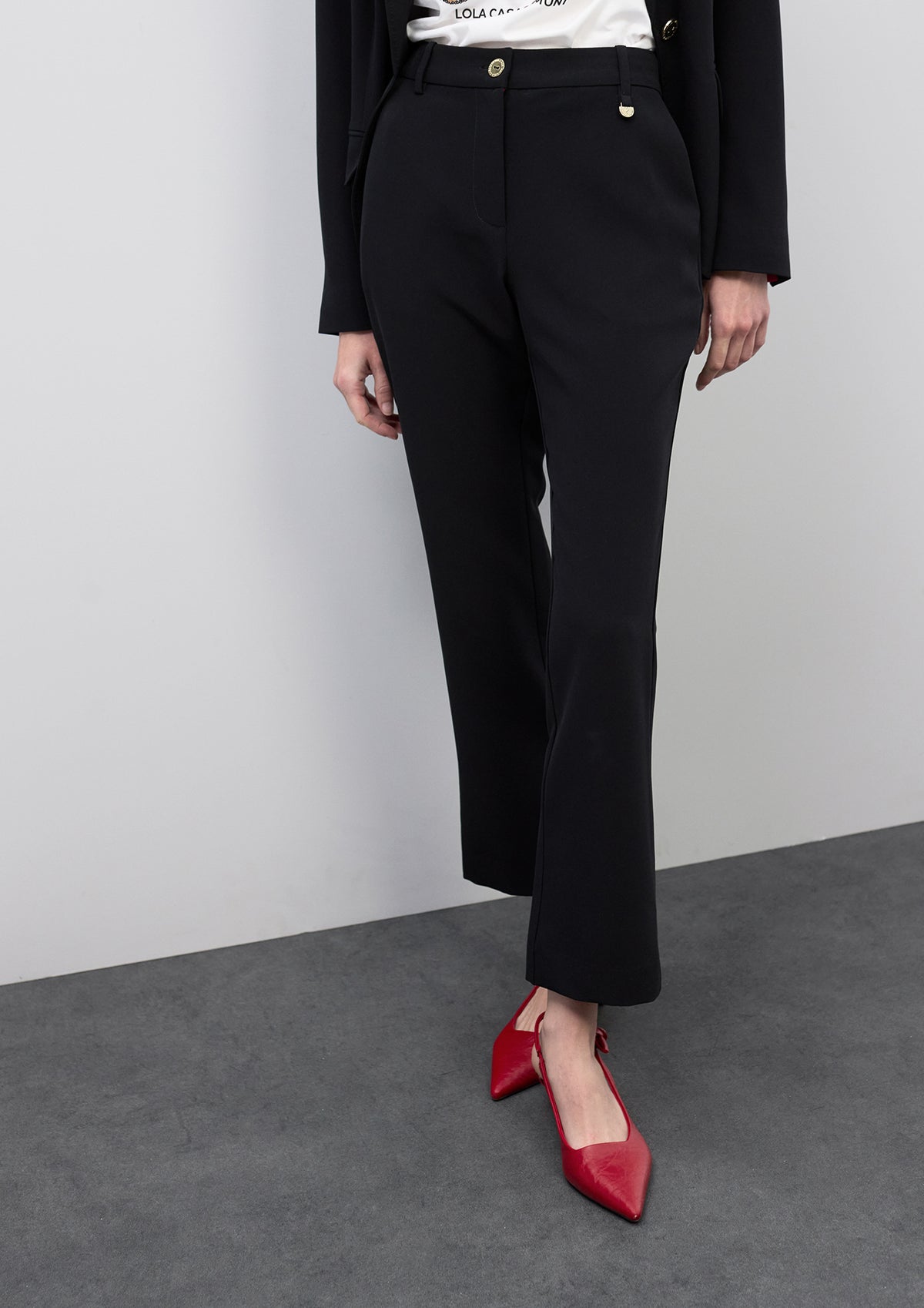 Cropped Flare Pants