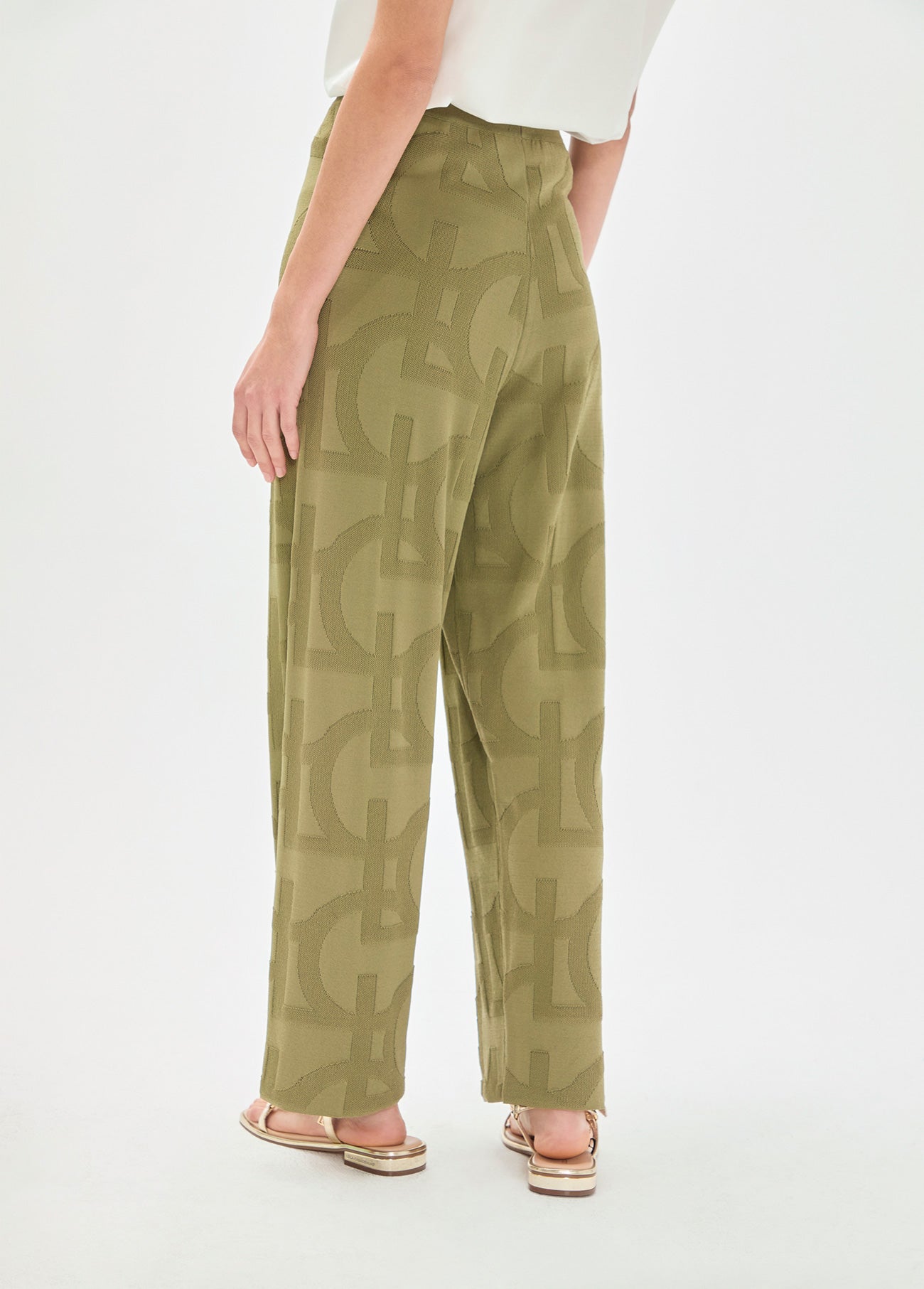 Jacquard Tricot Pants LC