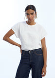 T-shirt with Logo Embossing