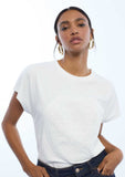 T-shirt with Logo Embossing