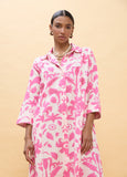 Long Sleeve Floral Print Dress