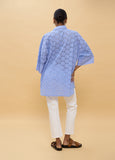 Oversized Short Swiss Embroidered Dress