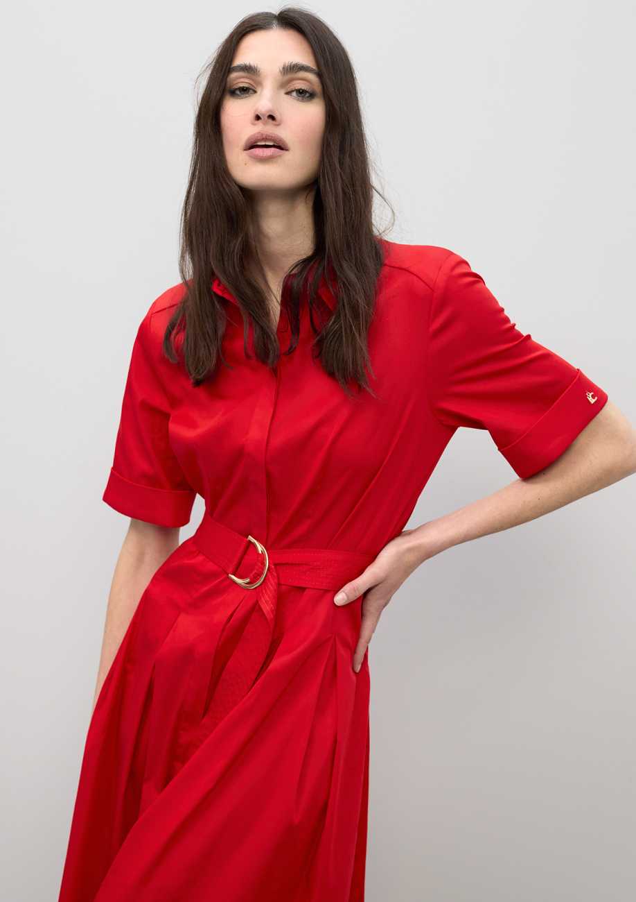 Flared Midi Skirt Dress