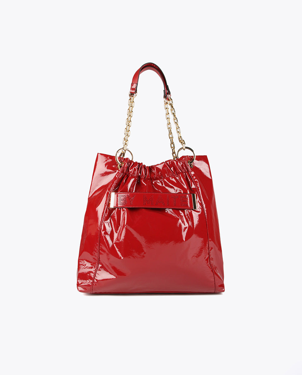 Shiny tote bag