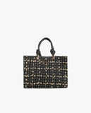 Tweed tote bag