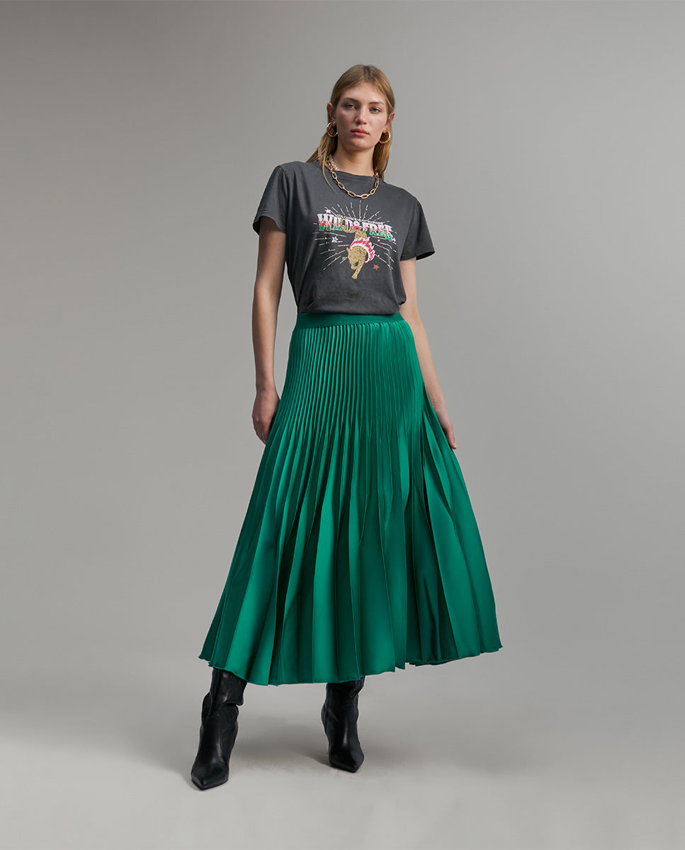 Pleated skirt