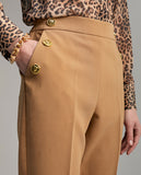 Button detail trousers