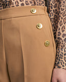 Button detail trousers