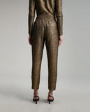 Gold-toned jogging trousers