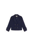 Short Sarga Double-Breasted Trench