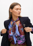 Pinstripe Blazer with Jewel Detail Lapel