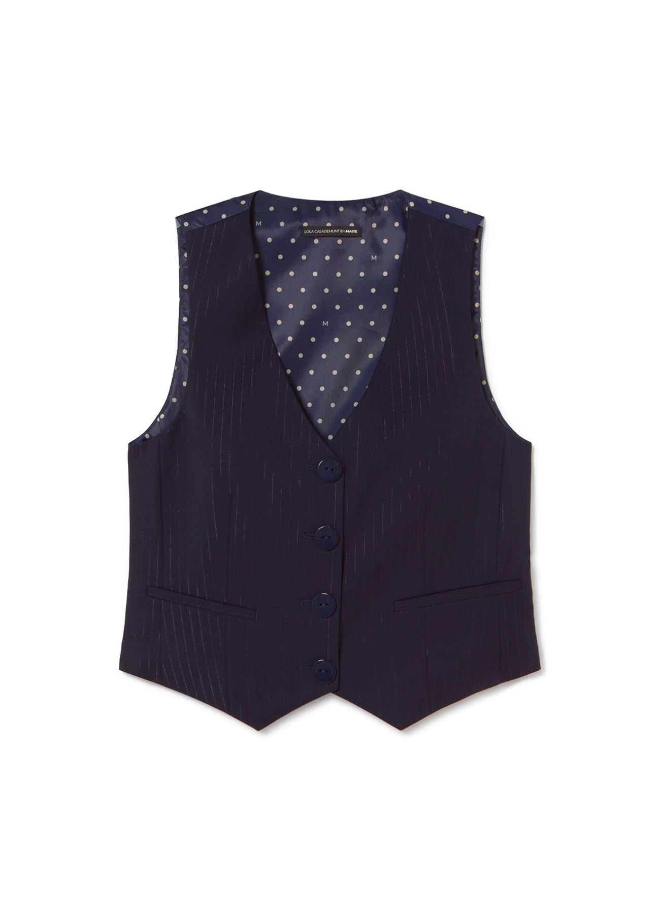 Pinstripe Tailored Vest