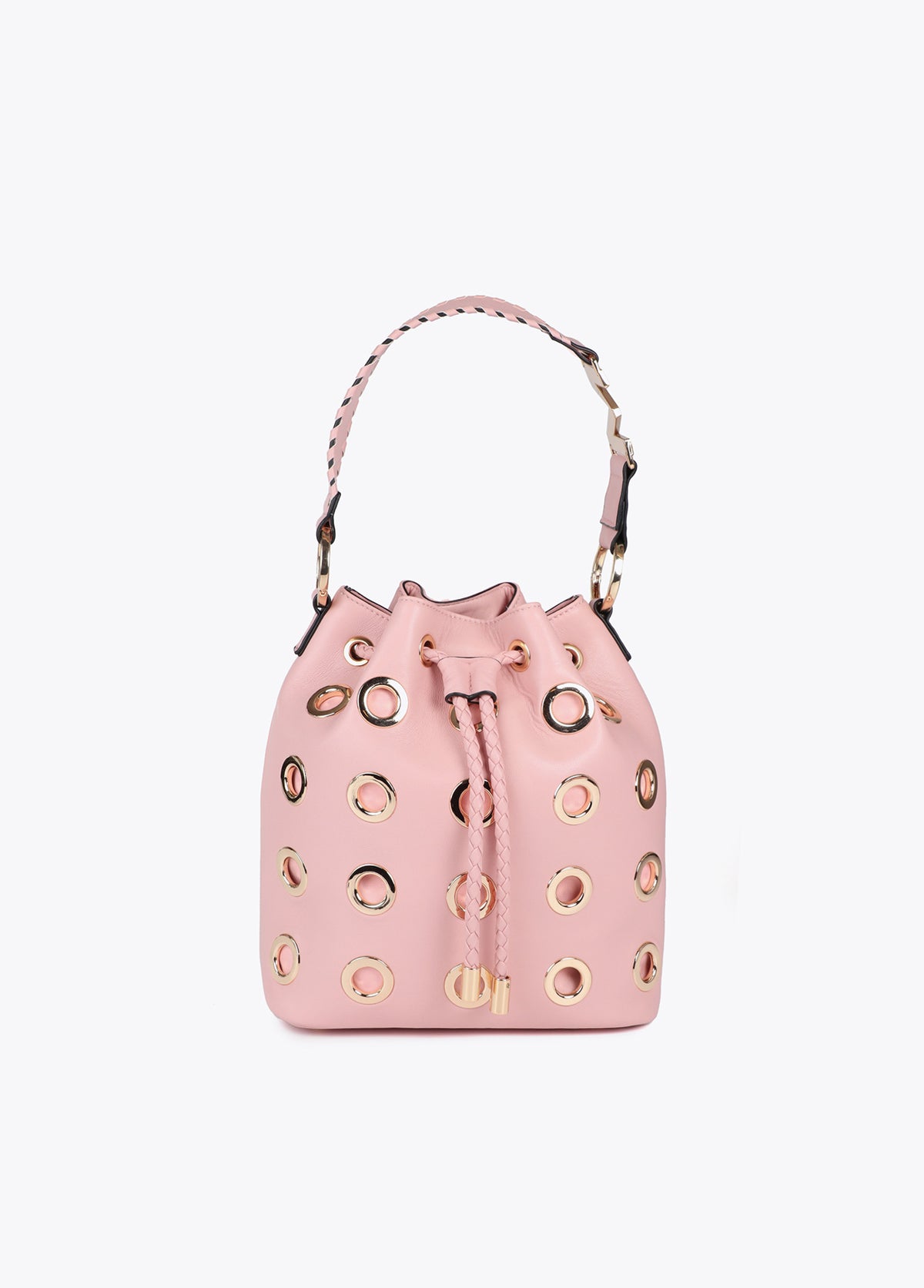 Bag with Circular Metallic Eyelets