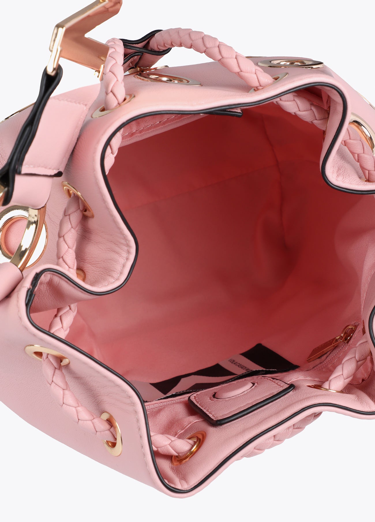 Bag with Circular Metallic Eyelets