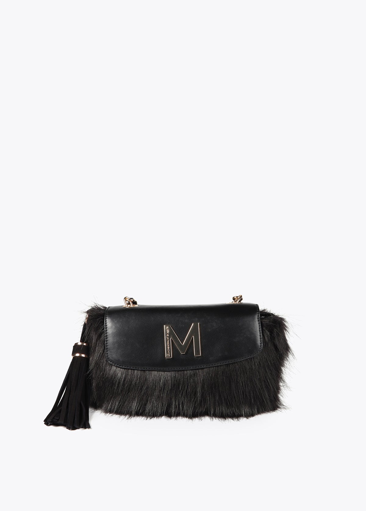 Faux Fur Flap Crossbody