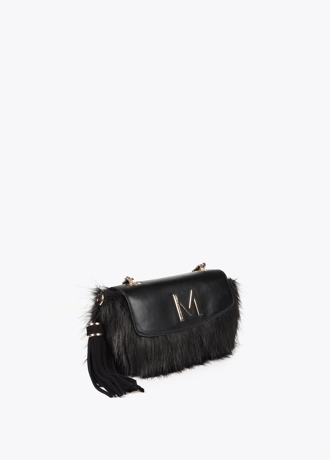 Faux Fur Flap Crossbody
