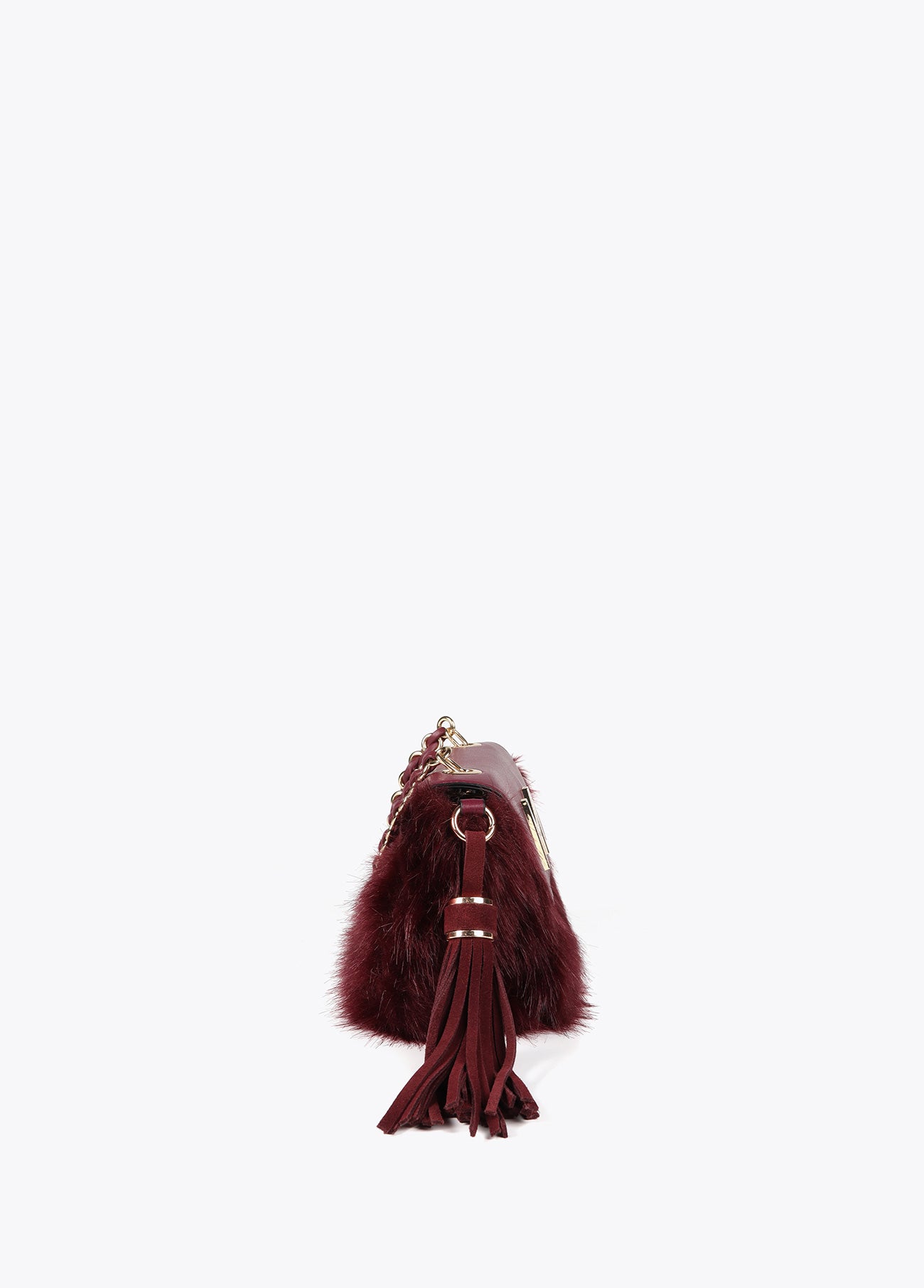 Faux Fur Flap Crossbody