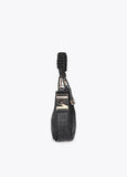 Braided Handle Faux Leather Bag