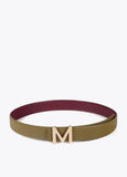 Reversible Belt with M Buckle