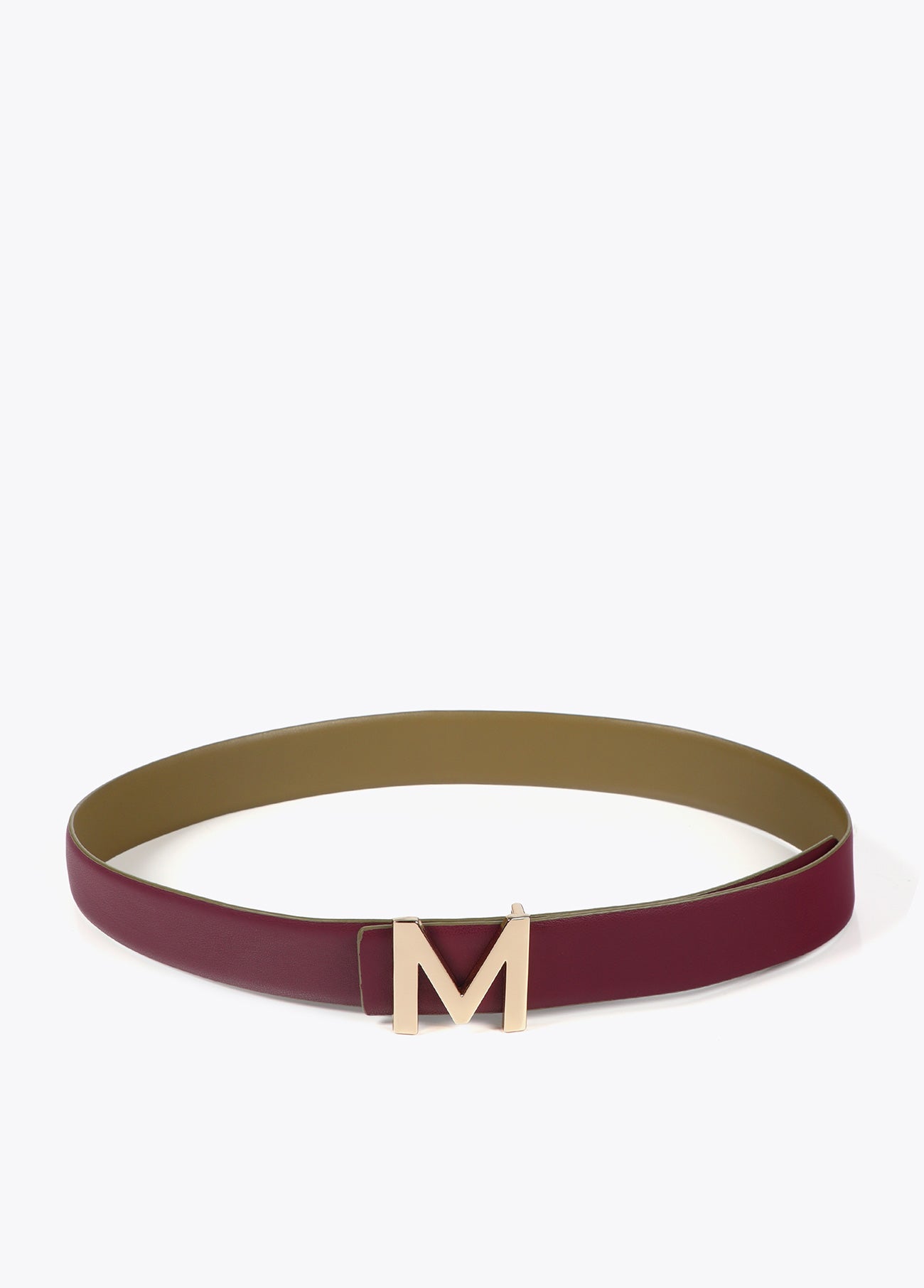Reversible Belt with M Buckle