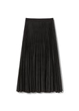 Pleated Midi Skirt Animal Print