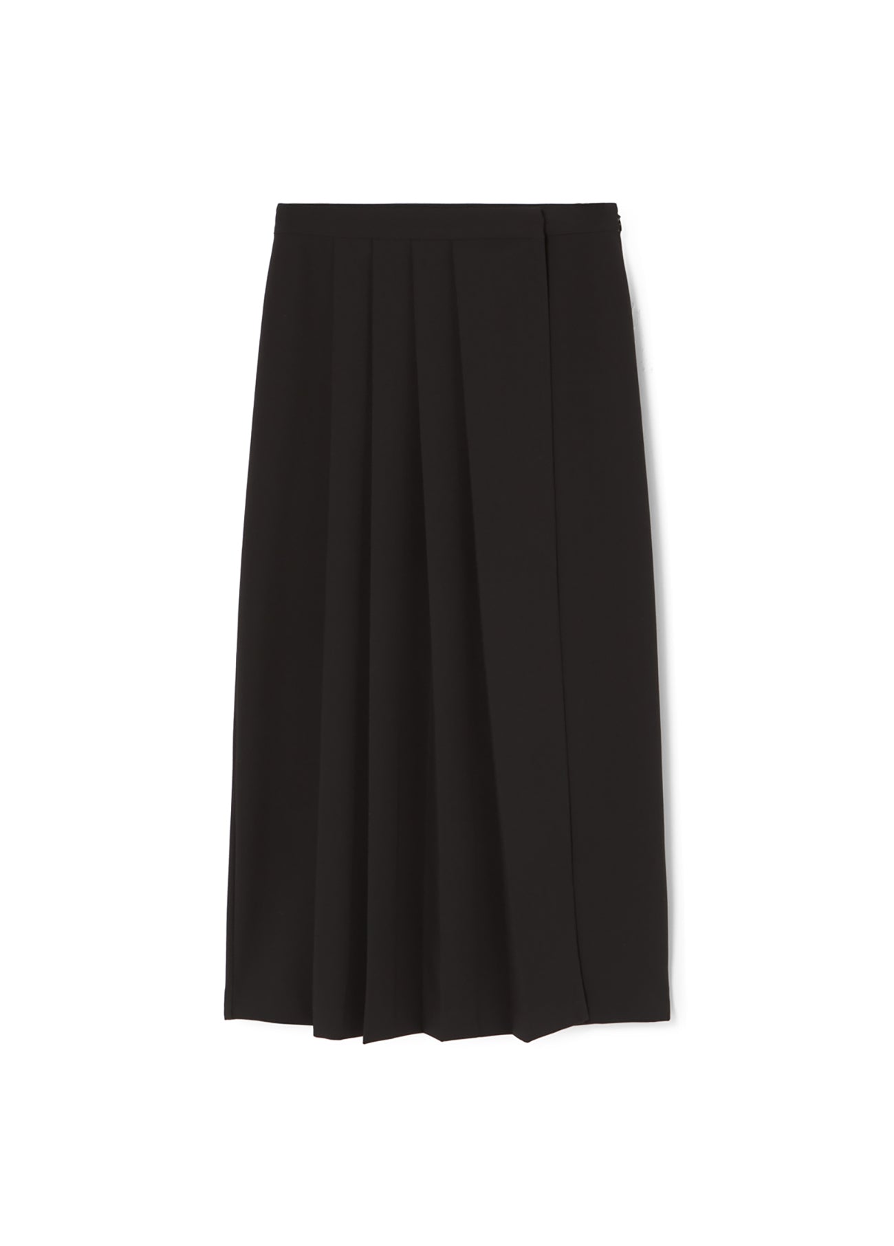 Midi skirt pleats