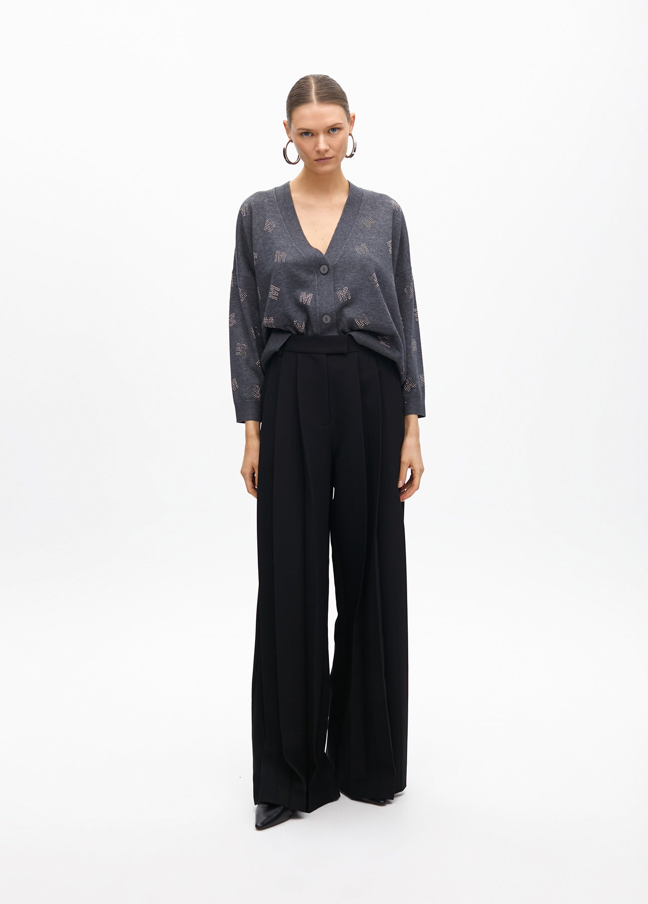 Luxury M Cardigan with Strass